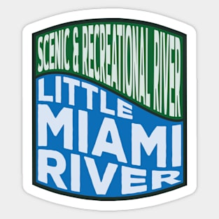 Little Miami River Scenic and Recreational River Wave Sticker